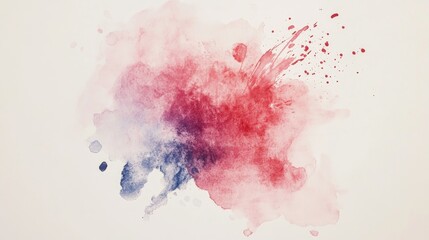 Wall Mural - Abstract watercolor splash illustration