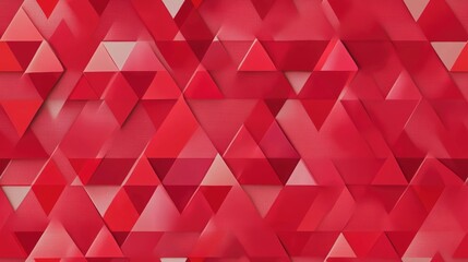 Poster - Red badge featuring a geometric pattern background Seamless design