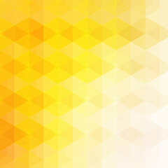 Hex texture. Yellow hexagon pattern, abstract chemistry and biotech technology science vector hexagonal modern paper cut geometry background. Eps 10