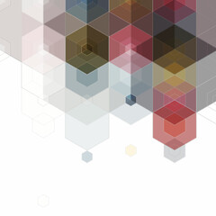 Wall Mural - abstract color hexagons. background for presentation. template for advertising. polygonal style. eps
