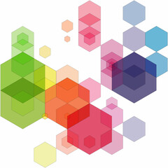Wall Mural - colorful grid mosaic background, creative design templates. eps 10