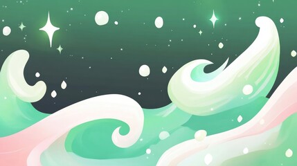 Poster - Abstract Water Background with Ripple Effects