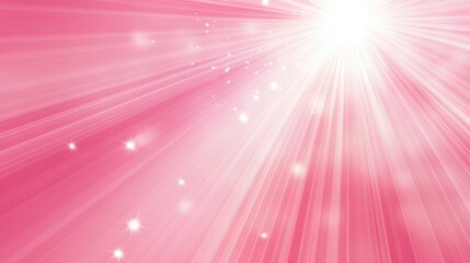 Poster - Abstract pink background with a starburst effect