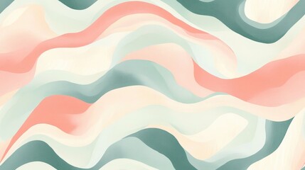 Poster - Minimalist modern patterned background in pastel shades designed for various surfaces Suitable for wallpaper pattern fills and surface textures featuring abstract artistic styles