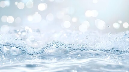 Water Bubbles Abstract Background