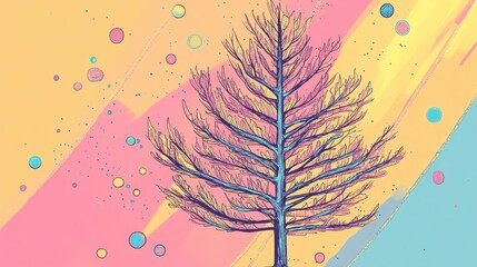 Poster - Blurred Image for Abstract Background Suitable for Tree Illustration in Articles