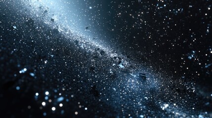Poster - 3d illustration featuring a space background filled with numerous stars ideal for various projects