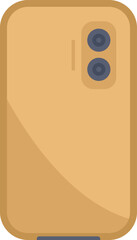 Poster - Modern smartphone is showing a blank screen, providing a sleek and minimalist backdrop for showcasing apps or digital content