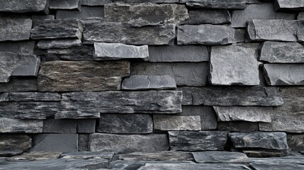 Poster - 3D rendering of a stone background