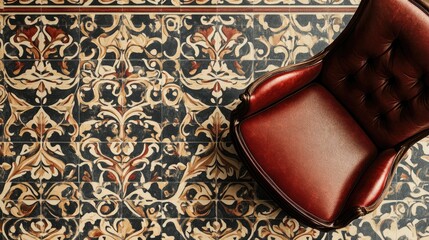 Poster - A stunning digital design featuring an elegant pattern