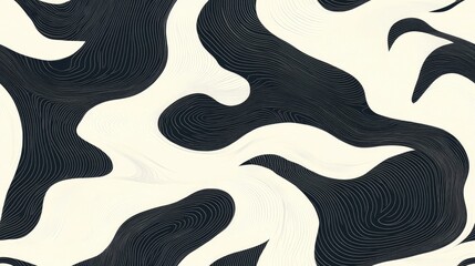 Poster - Endless abstract wavy texture