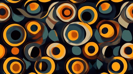 Poster - Abstract geometric seamless texture pattern
