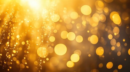 Poster - Golden Light Background