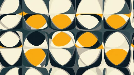 Poster - Contemporary seamless geometric pattern Elegant backdrop Illustration