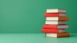© CrazyJuke - Discover classic literature with our book stack ad. Dive into timeless tales against a vibrant green backdrop.