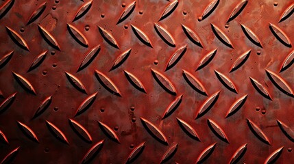 Discover the rugged charm of rusty steel diamond plate texture, perfect for industrialthemed designs and backgrounds.