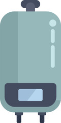 Poster - electric water heater providing a constant supply of hot water for residential and commercial use