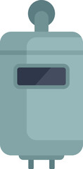 Poster - Boiler is heating water for shower and central heating system