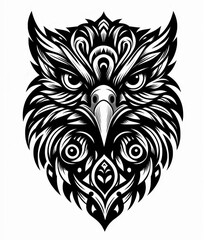 TRIBAL TATOO トライバル タトゥ 刺青 和柄 鷹 hawk	