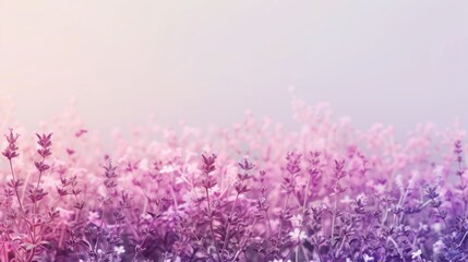 Wall Mural - Lavender Field in Soft Light