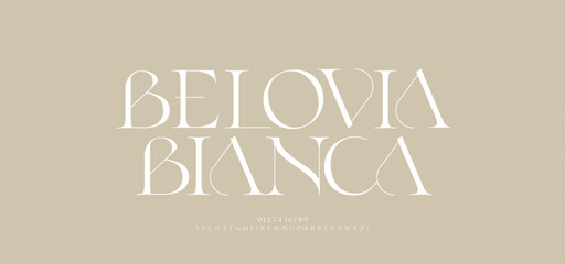Aufkleber - modern luxury beauty font alphabet logo. typography beautiful minimal elegant classic letter serif f