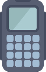 Poster - Mobile payment terminal accepting credit card for contactless payment transaction