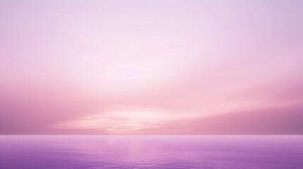 Wall Mural - Pink Sunset Over the Sea