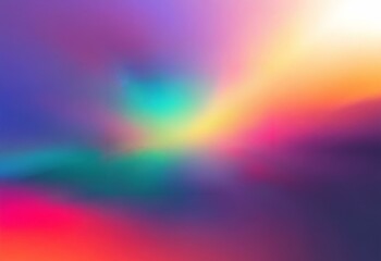 Poster - abstract gradient background featuring vibrant colors with a soft focus and blur.