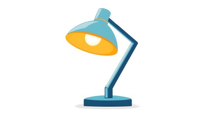 Poster - Cartoon Desk Lamp Illustration
