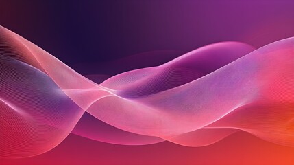 Poster - Abstract Purple and Pink Wave Background