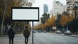 © Pojjanee - Blank Billboard on City Street