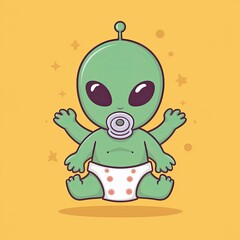 Sticker - alien