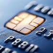 © spacenomads - Close-Up of a Modern Credit Card Showing Chip Technology for Secure Transactions