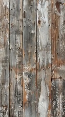 Aufkleber - Rustic barn wood wallpaper showcasing natural browns in a textured finish, perfect for cozy interiors or country-themed decor ideas