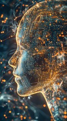 Poster - Holographic 3D AI Model with Transparent Circuits