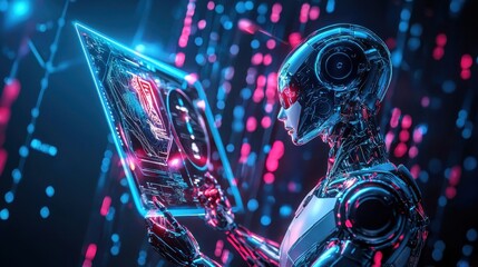 Poster - Humanoid Robot Interacting with Holographic Interface