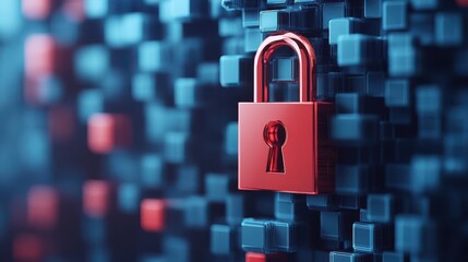 Aufkleber - Exploring the intersection of security and technology a visual representation of digital protection
