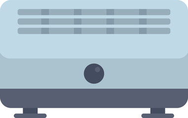 Poster - Modern electric heater with thermostat control, providing warmth and comfort during cold seasons