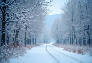 Aufkleber - Winter wallpaper