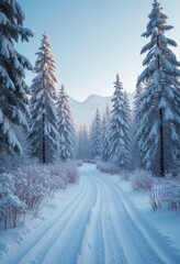 Aufkleber - Winter wallpaper