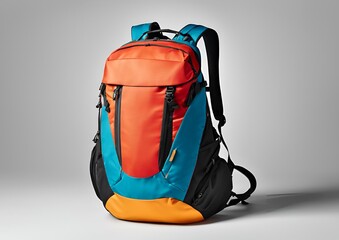 The backpack is on a white background.