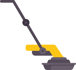 Poster - Floor polisher machine is polishing using modern technology, cleaning service company logo
