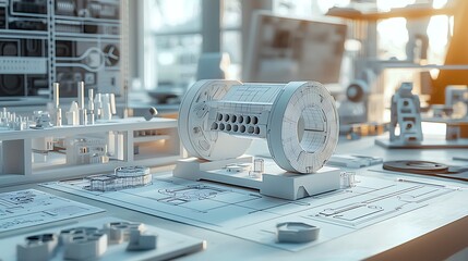 Fototapete - Innovative ai-powered platform for product prototyping transforming ideas into reality through advanced technologies and design