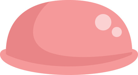 Poster - Pink menstrual cup for zero waste hygiene period products, side view