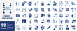 © ARIF MIFTAHUL ANWAR - Career Education icon set. Containing skill development, vocational training, educational pathways, professional growth and guidance icon. Vector illustration