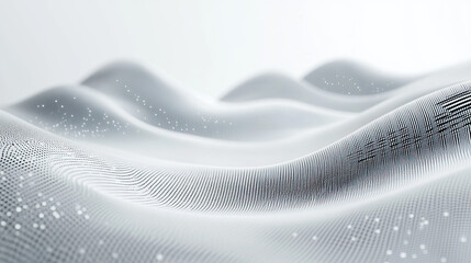 Silver grey flowing swirling lines, rippling shapes, swirl designs for wallpaper, banner or backdrop with minimalist, clean style for websites or presentations	