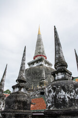 Wat Phra Mahathat Woramahawihan, a Buddhist Temple in Nakhon Si Thammarat Province, South of Thailand