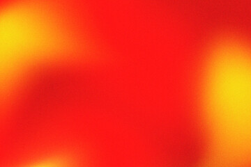 Fototapete - Abstract red and gold gradient wallpaper design with grain texture effect. Grainy red and gold background. No text. Blurry Red and gold color splashes with matte texture.
