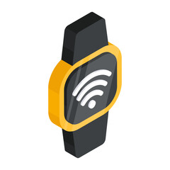 Sticker - Vector design of smartwatch 

