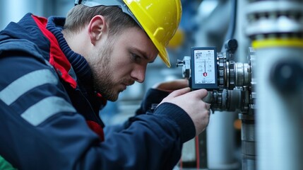 Industrial inspection service technicians by expert technicians Conduct an inspection Complete equipment and systems in large industrial plants